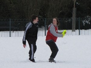 DUFFA in the snow - we play whatever the weather